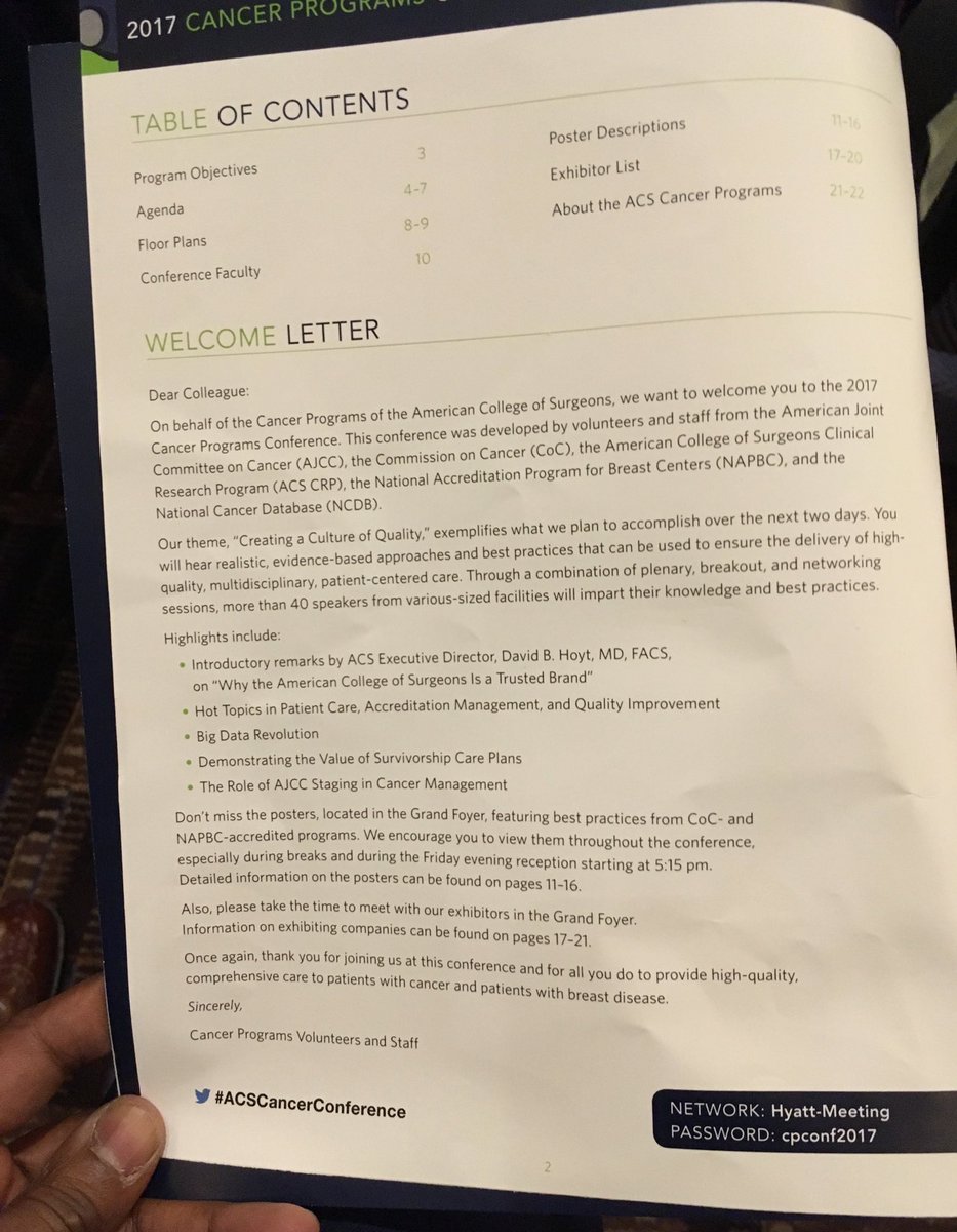 AzeneMD's tweet image. 2017 Cancer Programs Conference ongoing. Need more IO's to join their local Commission on Cancer. @CoC_ACS @SIO_Central #cancerprogramsday