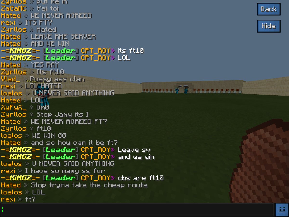LaGrintaPvP's tweet photo. CB vs @TeamGenesisZ 

7-5 favor us. 

Notes: salty. said ft10 or auto w last second when we won. Also hackusated jamy.

GG https://t.co/1gvuOjfvUJ