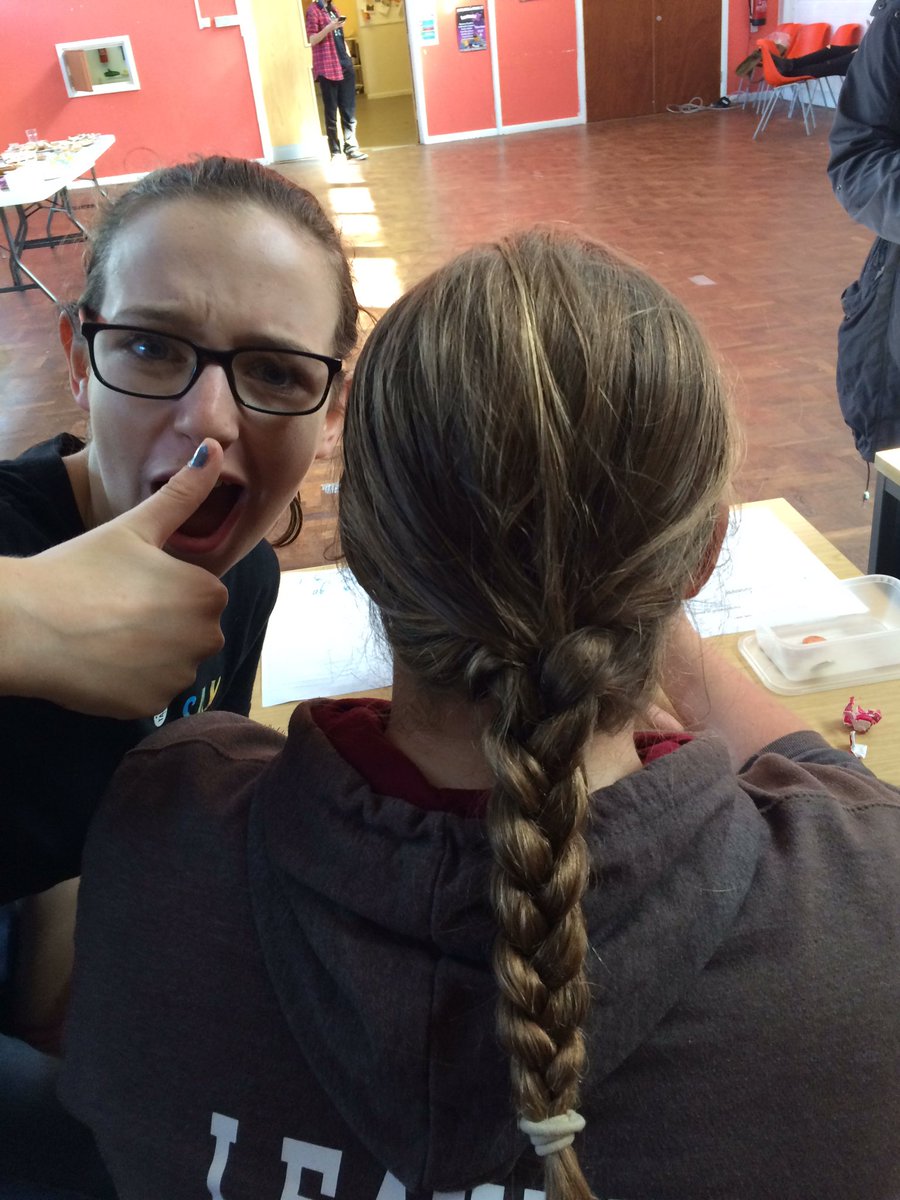 team3party's tweet photo. Walney Community Centre or beauty salon? The lads get their hair &amp; makeup done for charity 😍 #beauty #NCS #NCSNorthwest https://t.co/0lPGZpX7Fp