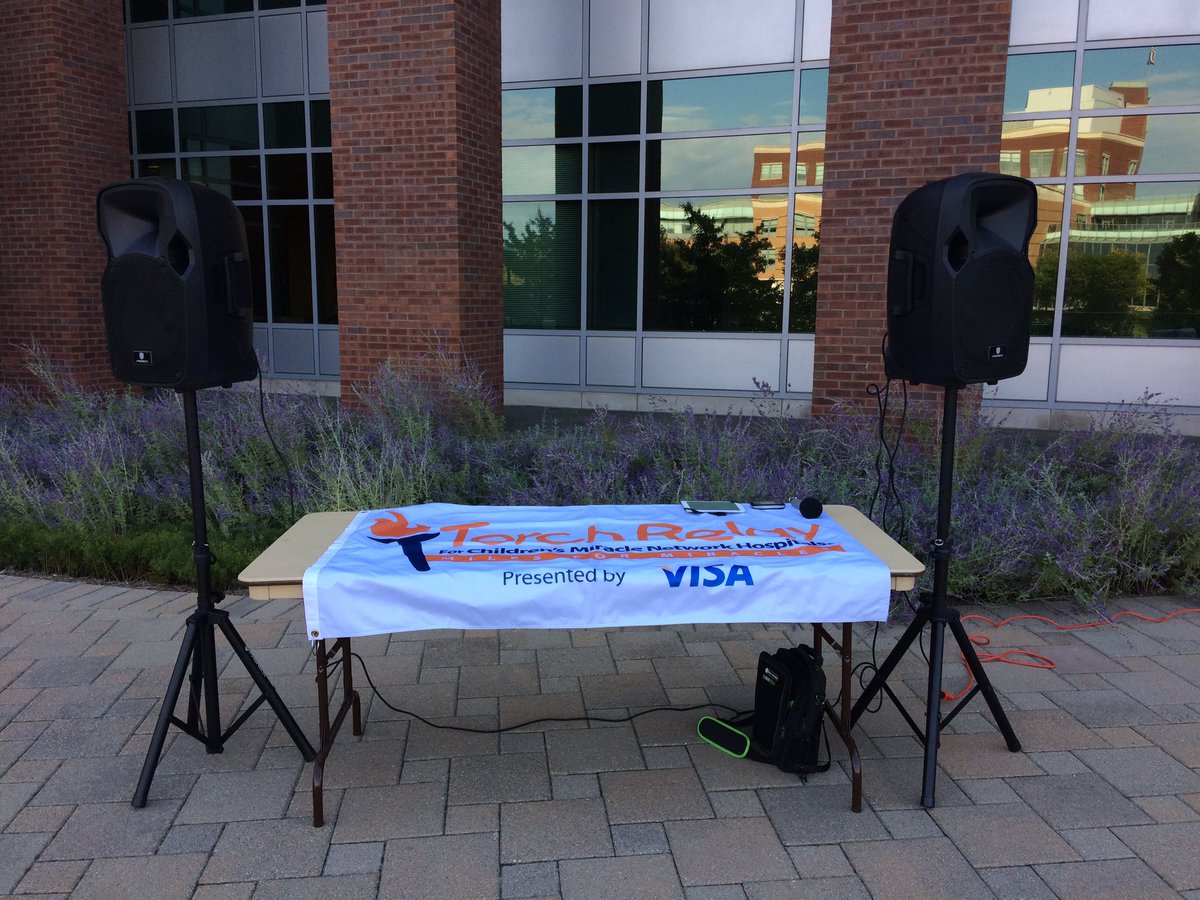 JHMedia_'s tweet photo. CMN Torch Relay Day!!  JHM is the Emcee/DJ!!  Call (765) 415-9750 to learn how JHM can work YOUR next event!! https://t.co/vWZoBwQIHc