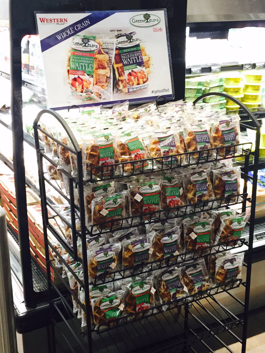 gsdreams's tweet photo. Delighted to see more displays of our Whole Grain liege Belgian Waffles in new stores! #cleanlabel #factsupfront #kosher https://t.co/9Z4hTkbbVL