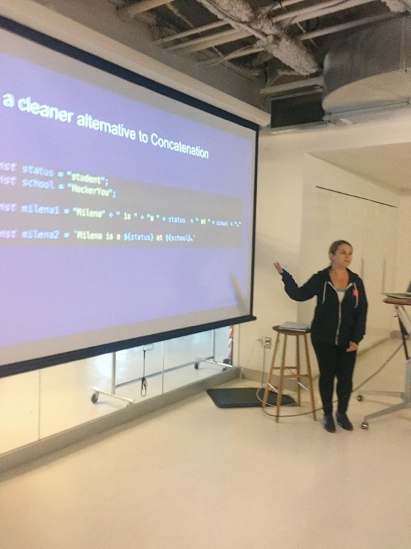 junocollege's tweet photo. Capped off week 7 with five solid #HYShowAndTell presentations last night. Only two weeks left before this group graduates! #Cohort15 https://t.co/s2IVgidePW