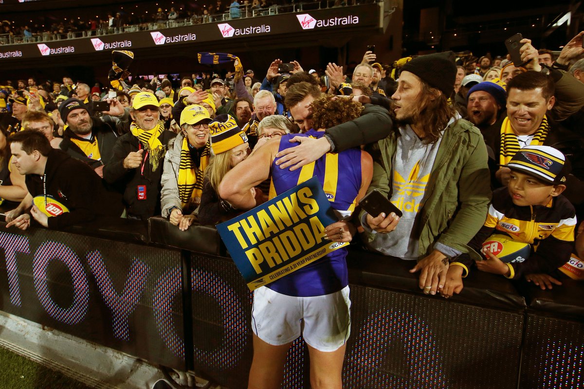 WestCoastEagles's tweet photo. Heart and soul.

Thanks Pridda. https://t.co/bxidGmrfsA