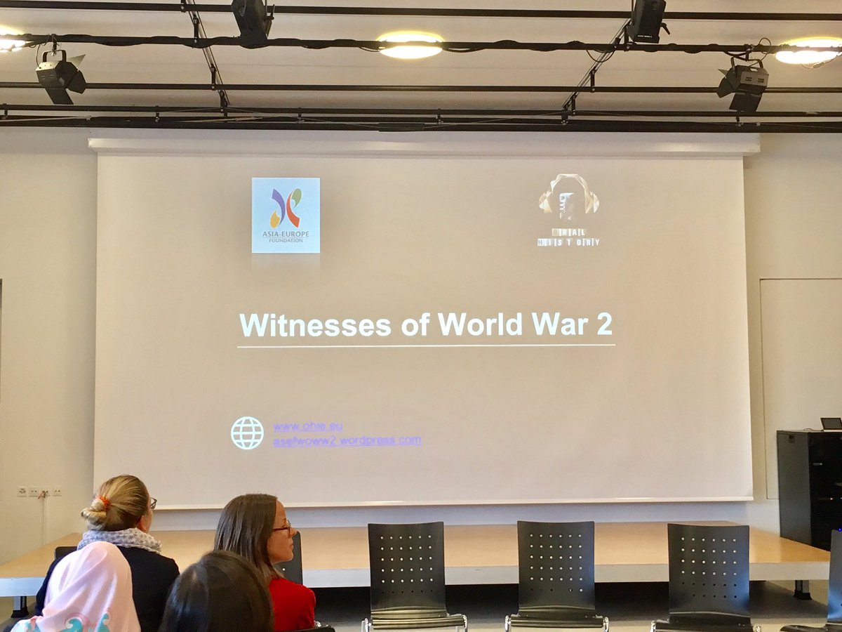 Mr_Verschuren's tweet photo. @asefedu presentation by #sarahkoopmans #witnesses of World War 2 to also learn of #timetoast 👍🏻 https://t.co/Cud7X8Bpqr