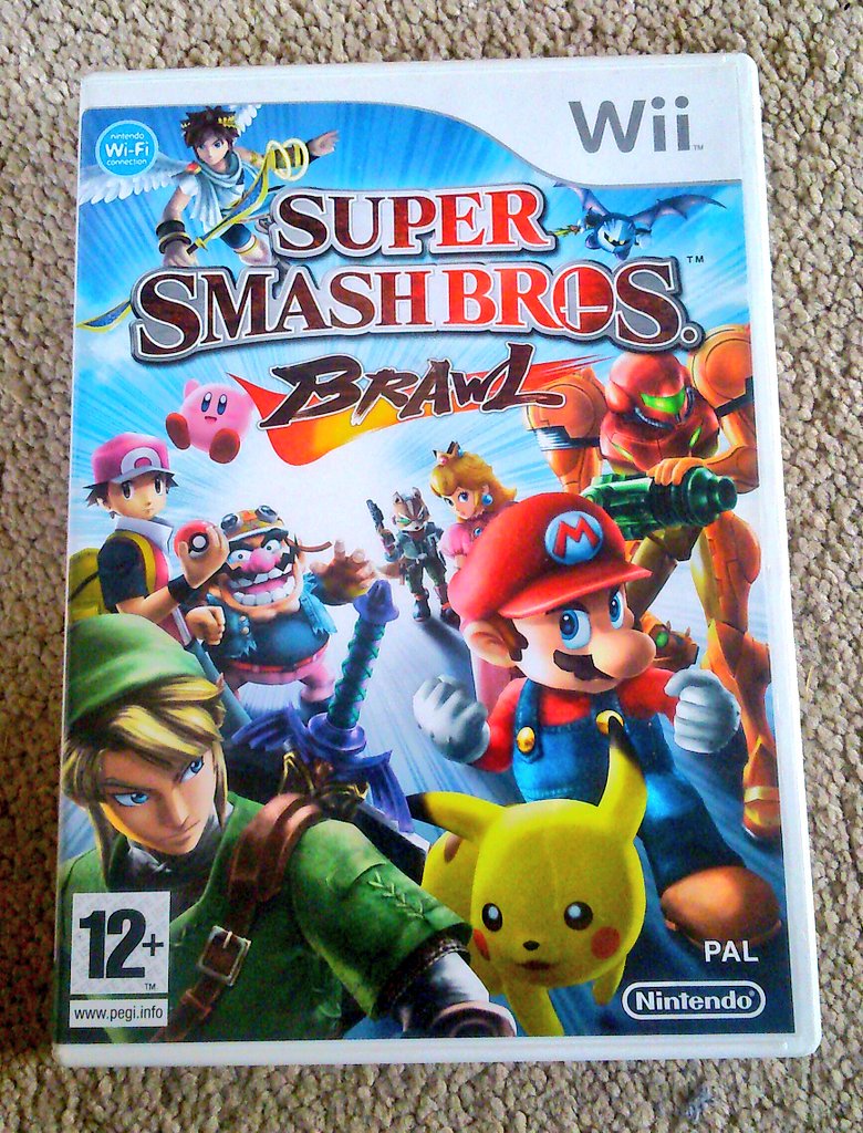 8bitToNow's tweet photo. For #SmashBrosWeek my only Smash Bros Game. It's a goodie though! https://t.co/hheLAQEaui