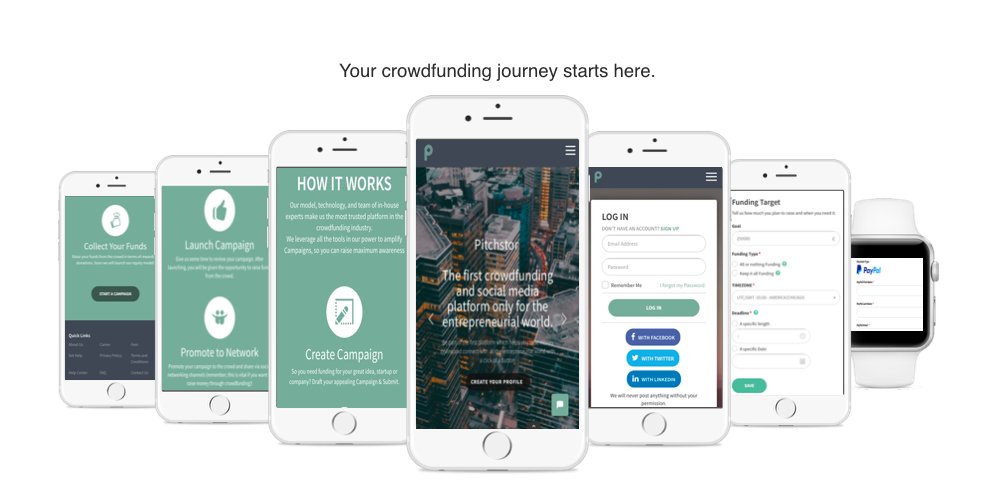 PITCHSTOR's tweet photo. Start today your #crowdfunding #Campaign at #Pitchstor https://t.co/JLlQmPrb3O