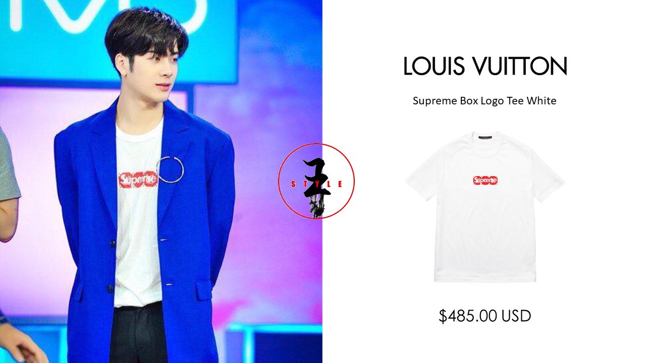 Louis Vuitton Supreme 2017 Box Logo T-Shirt