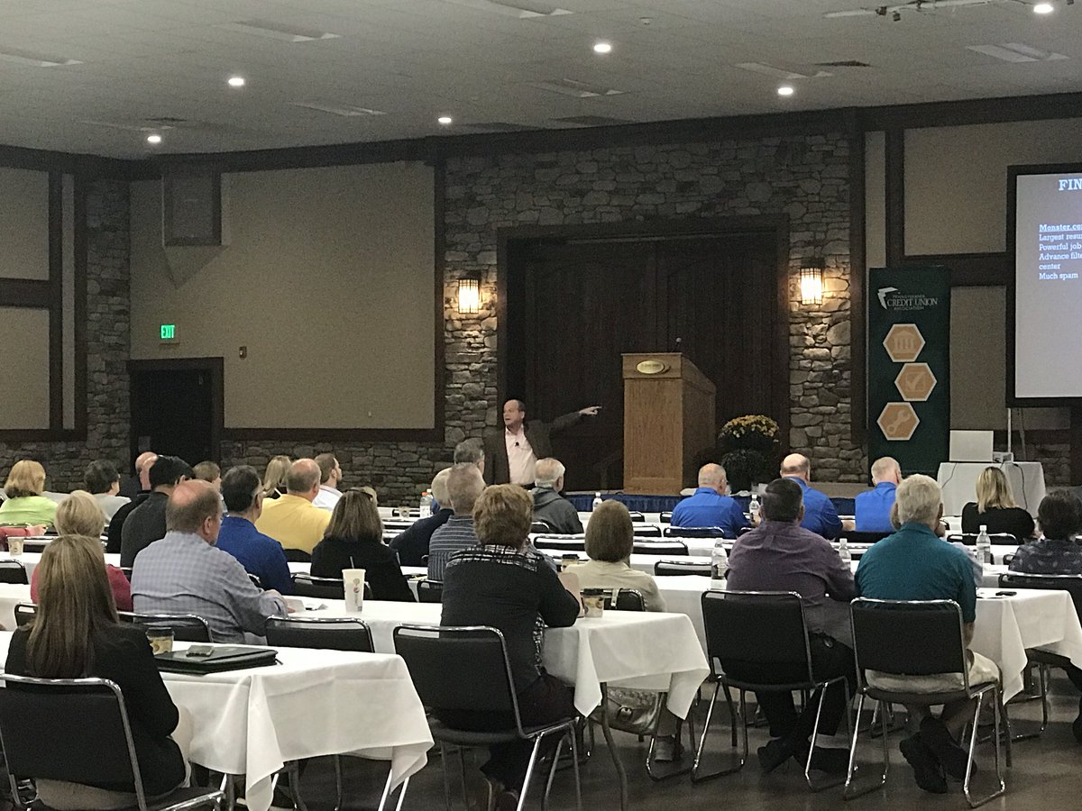 CrossStateCUA's tweet photo. .@genemarks is talking about what to expect over the next two years, discussing the employment landscape. #cuFLC https://t.co/ilGZKZ4miV