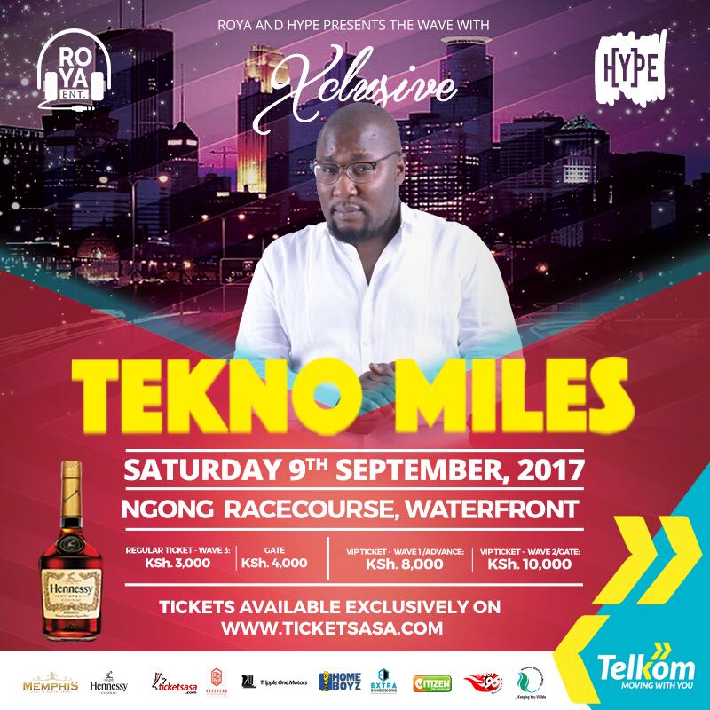 Good music only!! Xclusive DJ tonight #TheWaveWithTekno 

Tickets - ticketsasa.com