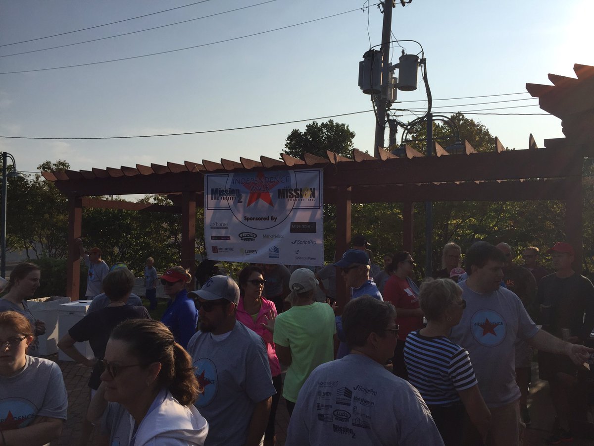 LumenTouch's tweet photo. Great morning for #MP2 Independence Walk! #BrightFUTURE #BrightCOMMUNITY https://t.co/7EwsL1WGKm