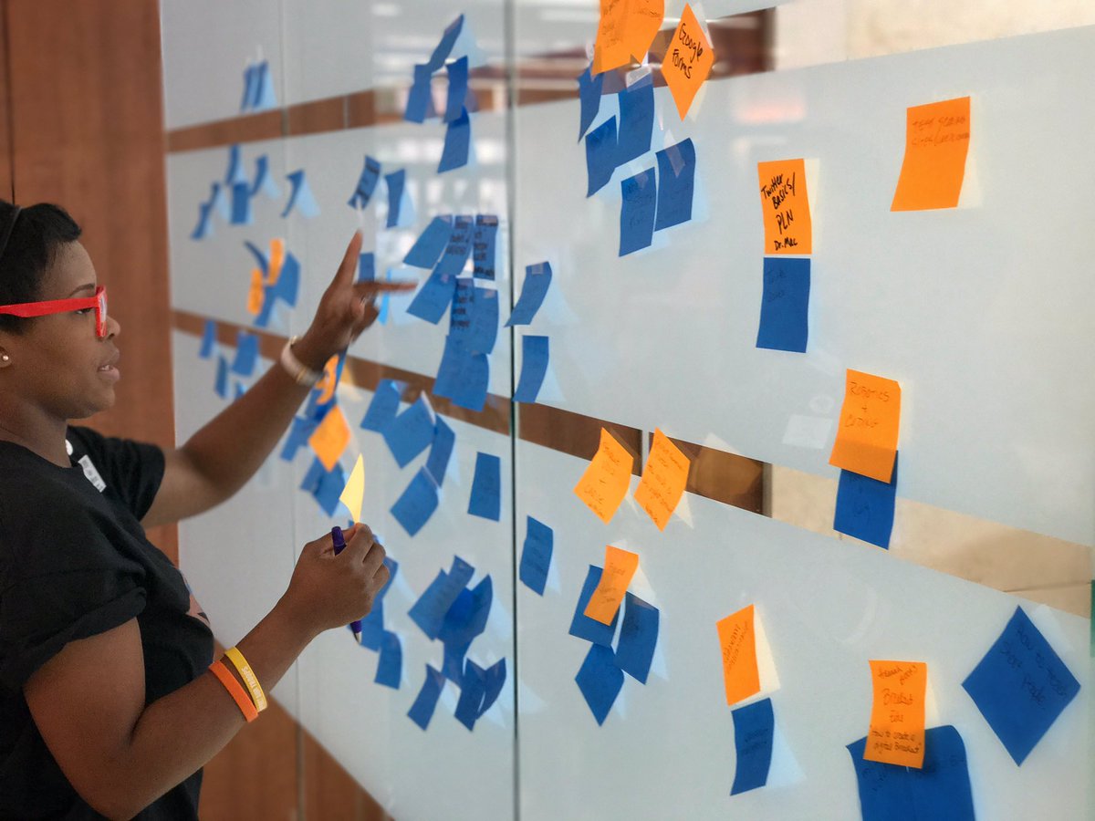 UTAeducation's tweet photo. Assembling the schedule for sessions at EdCamp Arlington TX. #edcamparlingtontx #utacoed #teachUTA https://t.co/a0SfAmi4f7