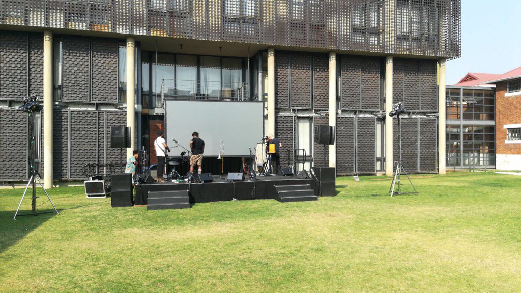 Kelemolefe's tweet photo. Another one in progress #soundhire #AVHire #lightinghire #staginghire #backlinehire #Puredealgroup https://t.co/Ga3zNUDT5G