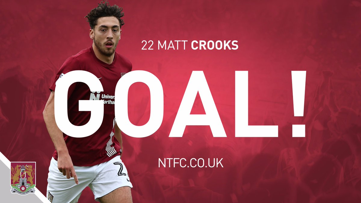 ntfc's tweet photo. 1 min: GOOOOAL! Crooks gives us the lead after 21 seconds! https://t.co/uNSX4E4Ica