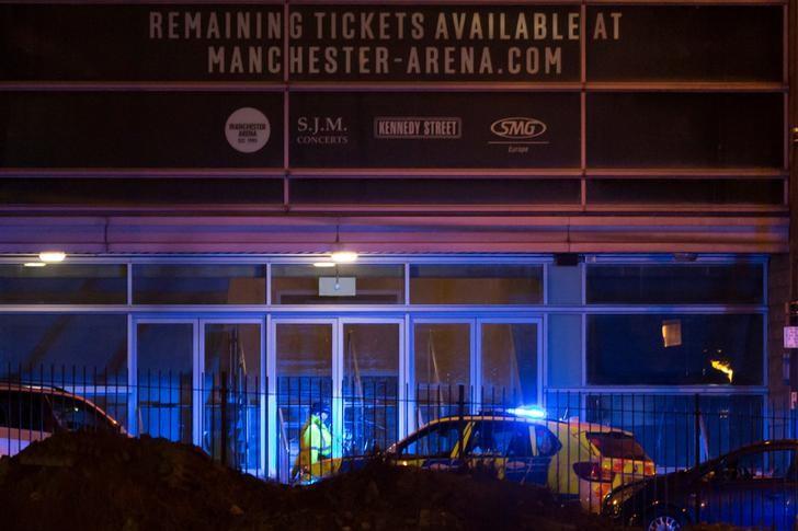 Reuters's tweet photo. Manchester concert venue shattered by bomb attack to reopen https://t.co/E6nsFLRsaO https://t.co/1h34CW1Ren