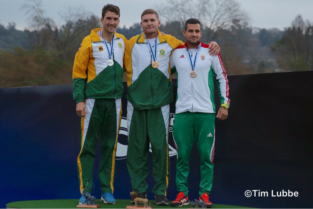 EuroSteelSport's tweet photo. Men's K1 Marathon podium. 
1st @Hank_McGregor 2nd @andybirkett1 3rd Adrian Boros 
#paddling #wmc2017 https://t.co/xCb4XqbLRc