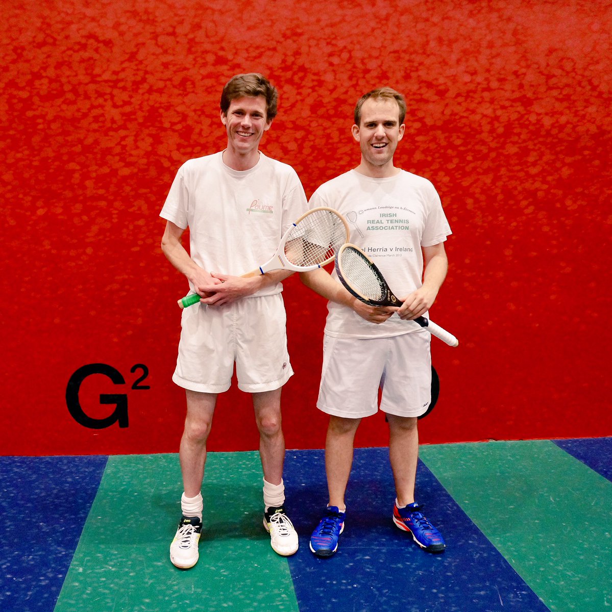 realIRTA's tweet photo. Singles Finals under way #IrishClosed #RealTennis Roland Budd v @rpsderham https://t.co/mEzZHWynHJ