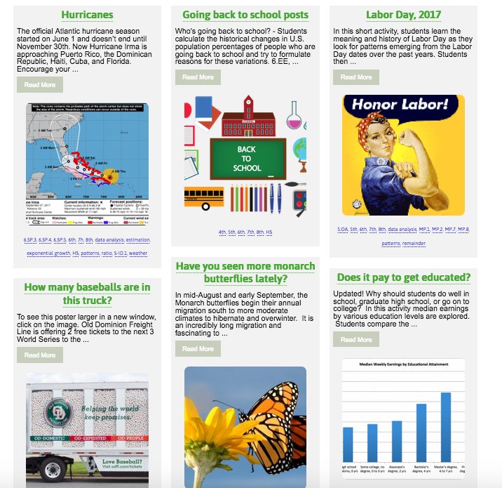Yummymath's tweet image. Make math real next week with any of these real world math activities! Check it out: yummymath.com/sort-through-t… #Iteachmath #Iteachmaths #MTBoS