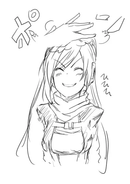 頭ぽんぽんされるの好きそう 