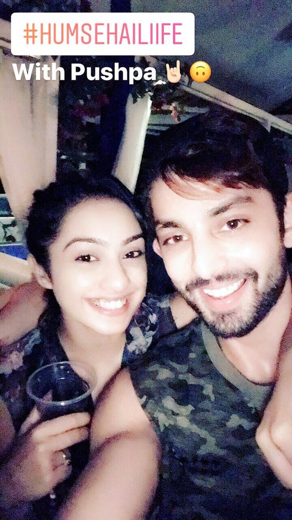 shalusirohi22's tweet photo. How many heart RT for this #ThrowbackHHL #Raghav With #Pushpa #Jodi @himanshkohli Costar @abigail_pande https://t.co/M6u0d1U9QB