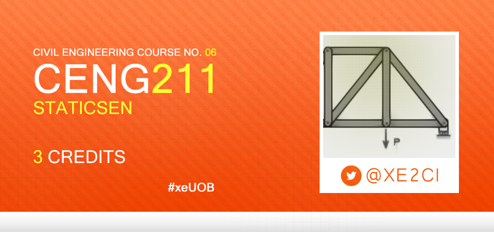 Xe2Ci's tweet photo. #CENG211
أشبه بالفيزياء، يجب أن تتخيل وأن تحلل القوى المائلة وتوجد المسافات لحساب العزوم، وتطبيقات بقانون "COSINE" و "SINE".
#xeUOB #UOB https://t.co/CLKQCZhOgb
