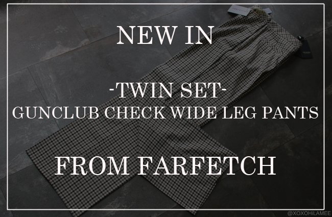xoxoHILAMEE's tweet photo. ★NEW POST★
NEW IN | TWIN SET ガンクラブチェック ワイドパンツ FROM @farfetch
https://t.co/0FcsEyVhEB
#newin #fashion #gunclubcheck #PerfectforAutumn #pants https://t.co/U5cgsEhTHd