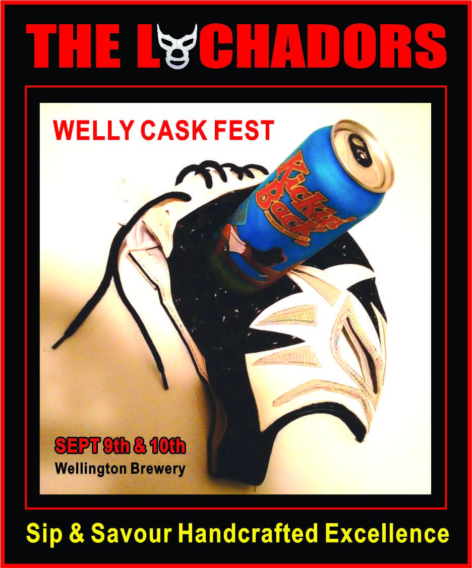 Spread the <a href="/MercuryTribune/">GuelphMercuryTribune</a> News the LUCHADORS will be at #WellyCaskFest <a href="/WellingtonBrew/">Wellington Brewery</a> this weekend w/ Pals <a href="/chefscottycooks/">BistroTour</a> <a href="/stfoodguelph/">Street Food</a>