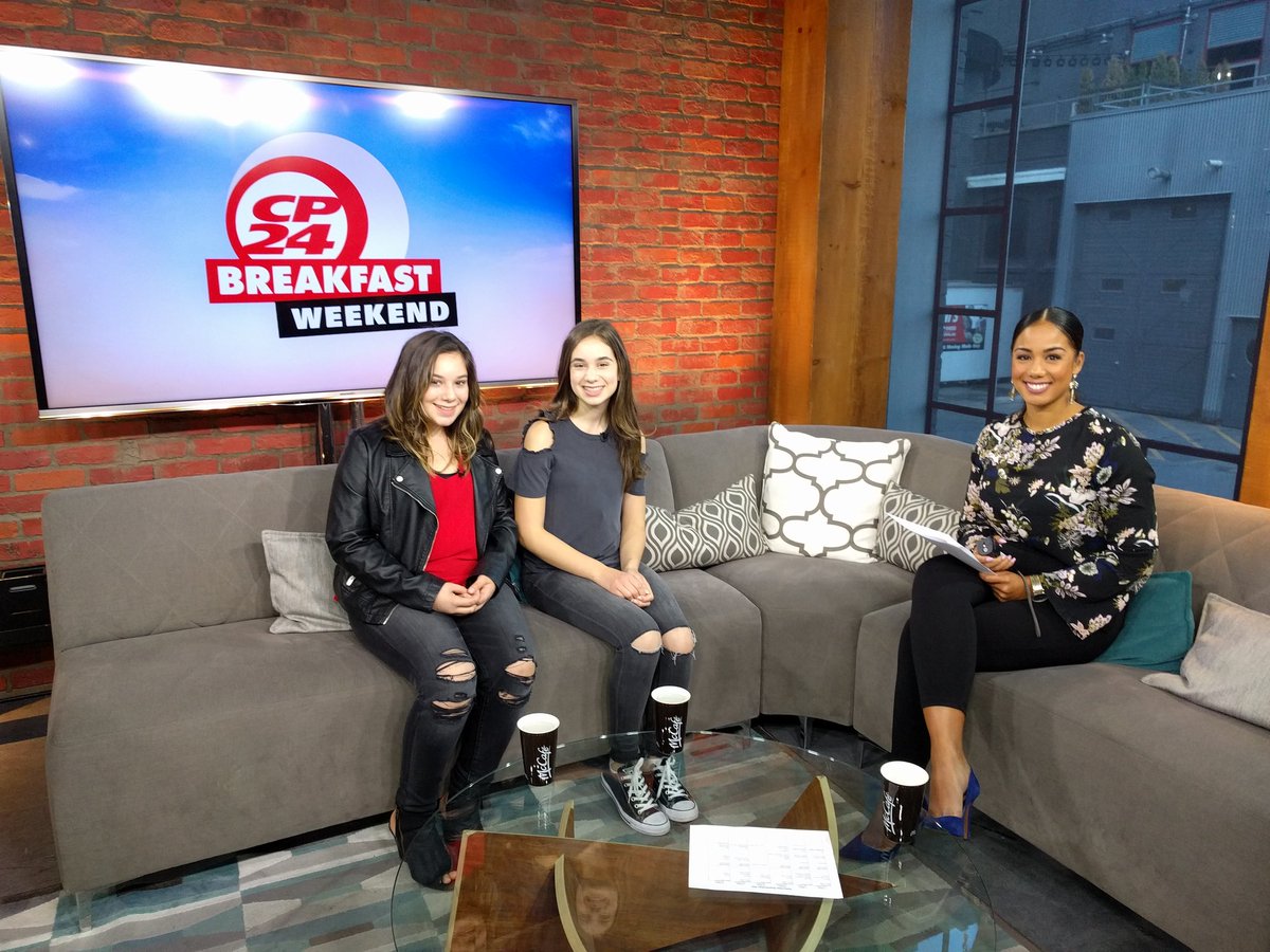 CaardiaOfficial's tweet photo. Thank you to @CP24Breakfast for having us on your weekend show to talk about &amp; perform our original song "No Breakdowns" #antibullying https://t.co/7JnqZvo0sv