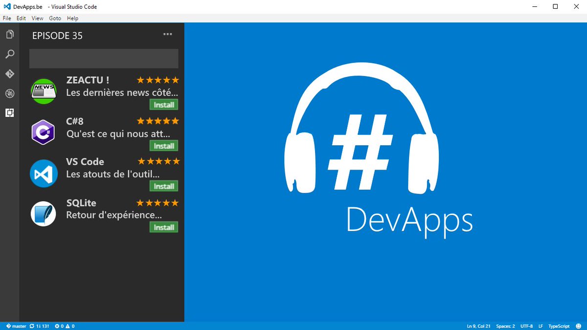 DevAppsPodcast's tweet image. #DevApps 35 - Une rentrée chargée : C# 8, SQLite, VS Code & co
devapps.be/podcast/csharp… @msdev_fr @msdevbelux