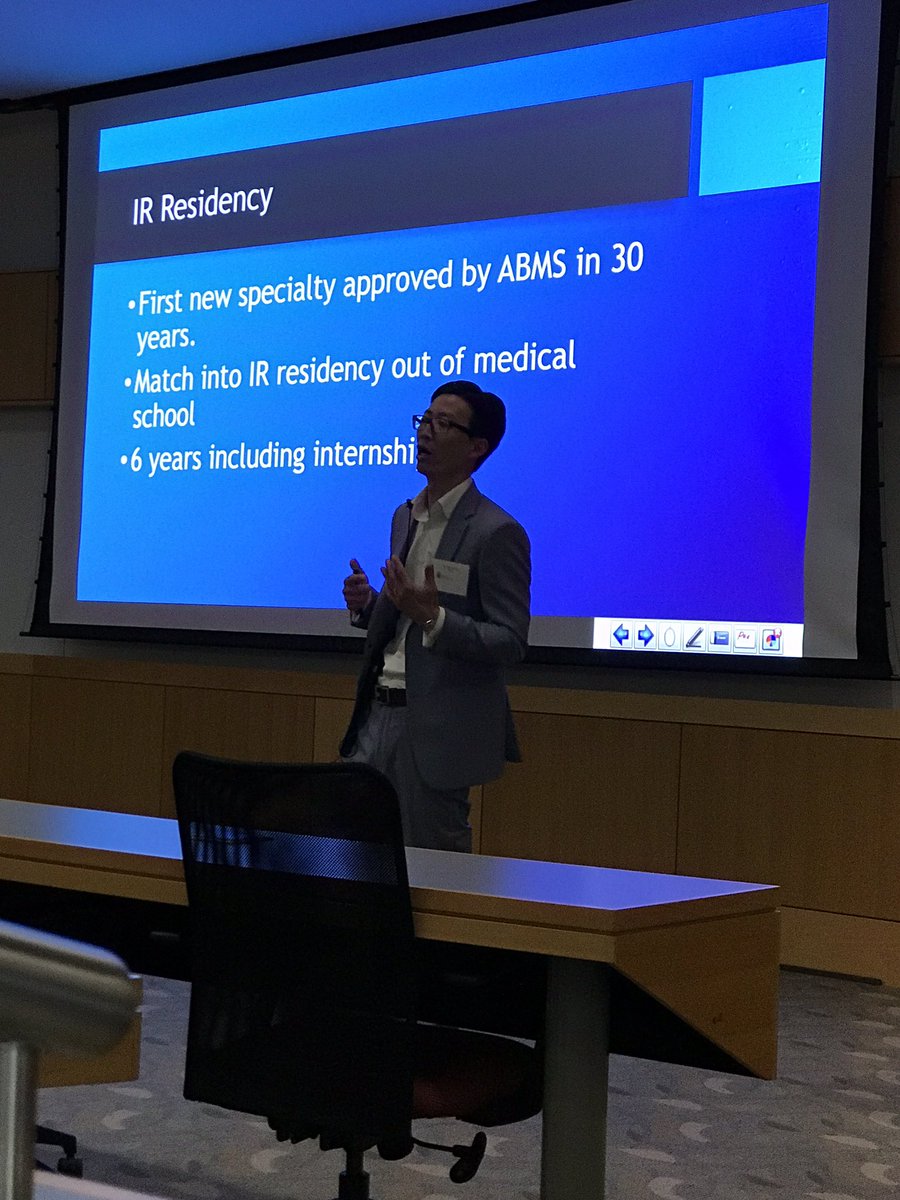 IR integrated residency demystified at #NERegionalVIRSymposium by <a href="/SunHoAhn/">Sun Ho Ahn</a> #medicalstudents #IRad #minimallyinvasive
