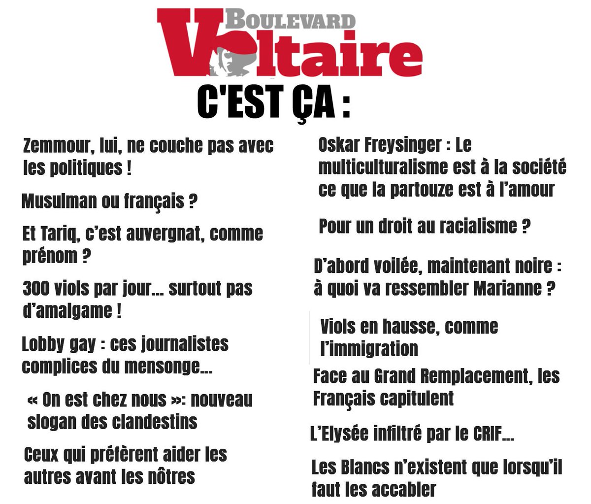 slpng_giants_fr's tweet photo. .@E_twow à votre insu, votre pub s'affiche sur le putride BVoltaire. fr &amp; le finance ainsi. Bloquez-le, svp ✊💐✊ https://t.co/96TbJ2tEkB
