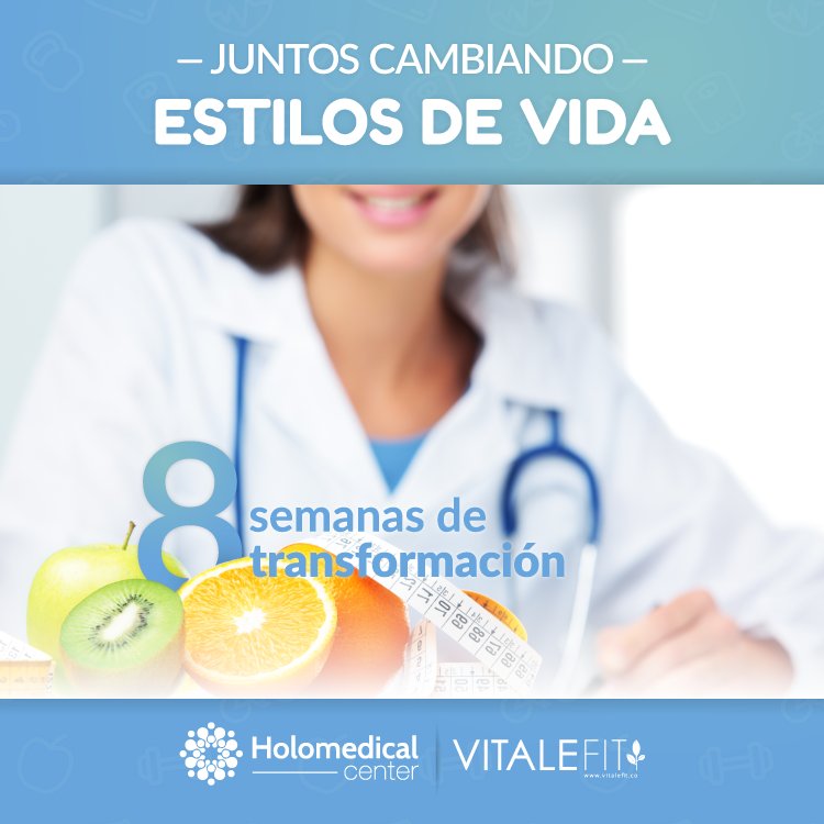 Holomedicalcent's tweet photo. ¿Estás listo para empezar el reto #CambiandoEstilosDeVida con @vitalefitcol @Holomedicalcent ? Llama al 3013370694 y ten más información https://t.co/WpO0cwj3Im