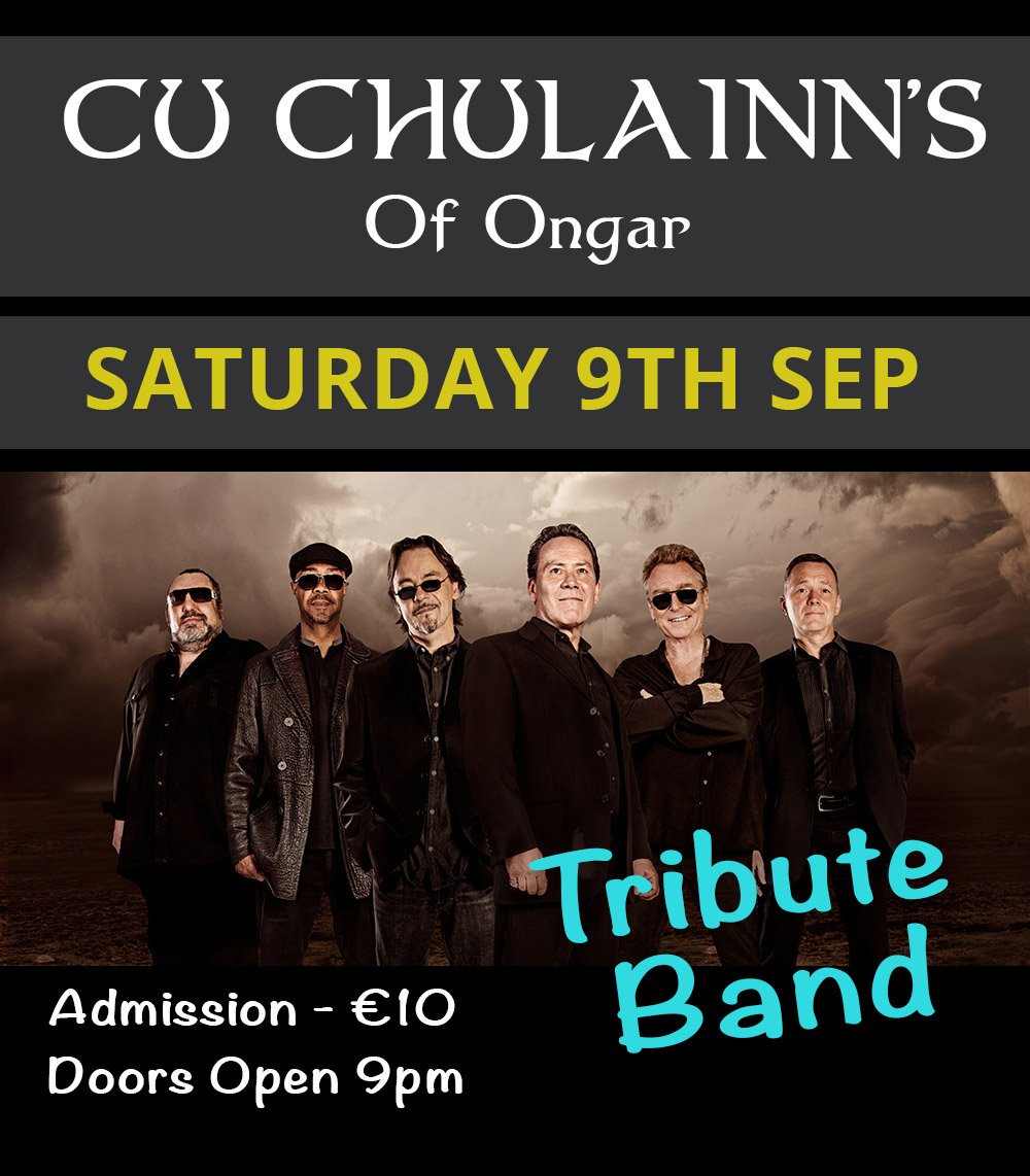 Chilly_Monkeys's tweet photo. Heading out tonight? @cuchulainnongar have a fantastic UB40 Tribute Band on 😎🎸&amp; they serve tasty food with a cracking pint. Tel: 01 640 3332 https://t.co/2qgOJD4Z9z
