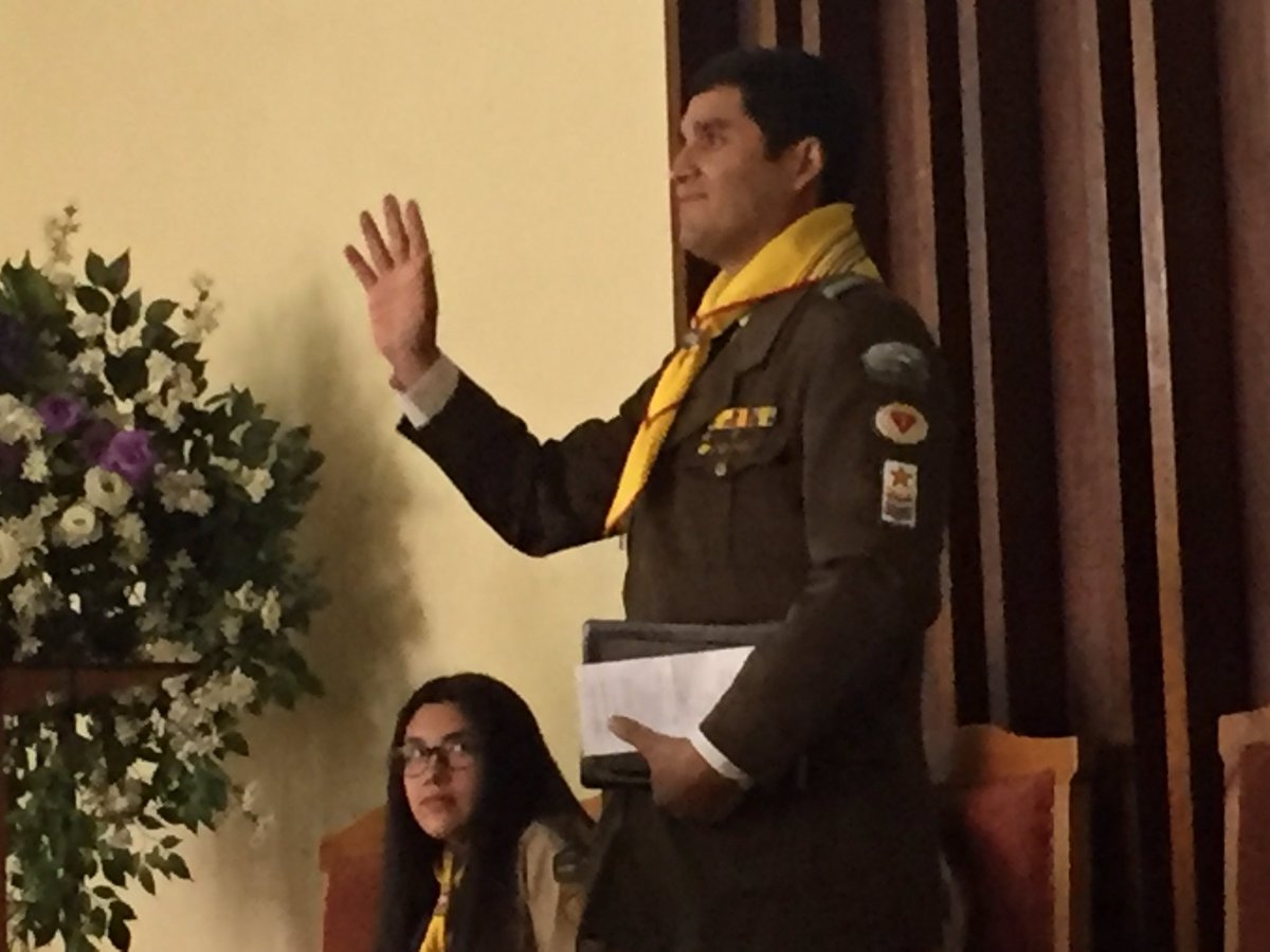 67 aniversario club de conquistadores , en la central :) santo sábado del SEÑOR...