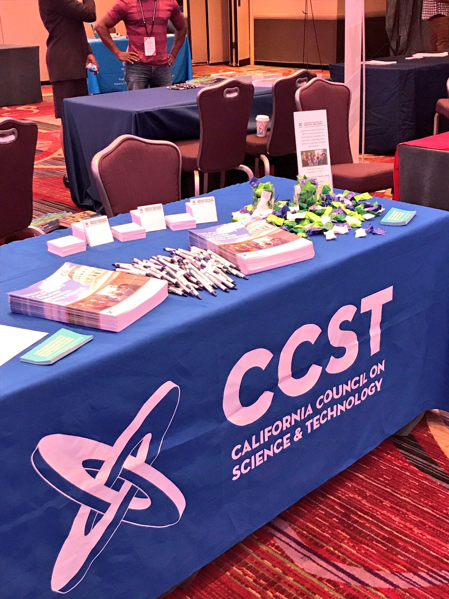 CCSTFellows's tweet photo. We're here at #GEMconf Graduate/Postdoc Employer Fair! Ask Annie your Qs about our CCST Science & Technology Policy Fellowship! #scipoljobs https://t.co/jLXiZ42or2