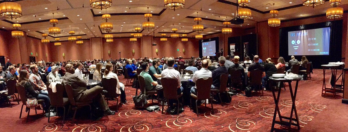rachelkrau's tweet photo. Fantastic keynote from @LadyNaggaga this morning at #mkedotnet! https://t.co/DTONj0F90r