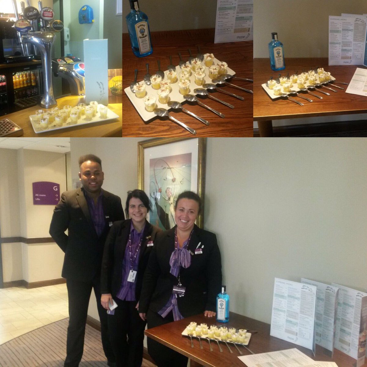 Promoting the G&amp;T trifle at check in time!! Let's smash our SDR!! <a href="/LaEs75/">Laura Esposito</a> <a href="/matty_joh/">matthew johannesen</a> <a href="/IlariaP92/">Ilaria</a> <a href="/Tatjana86S/">tatjana</a>  @J_K_H_A_N <a href="/SDEBDD/">simon ewins</a>  #guestlove