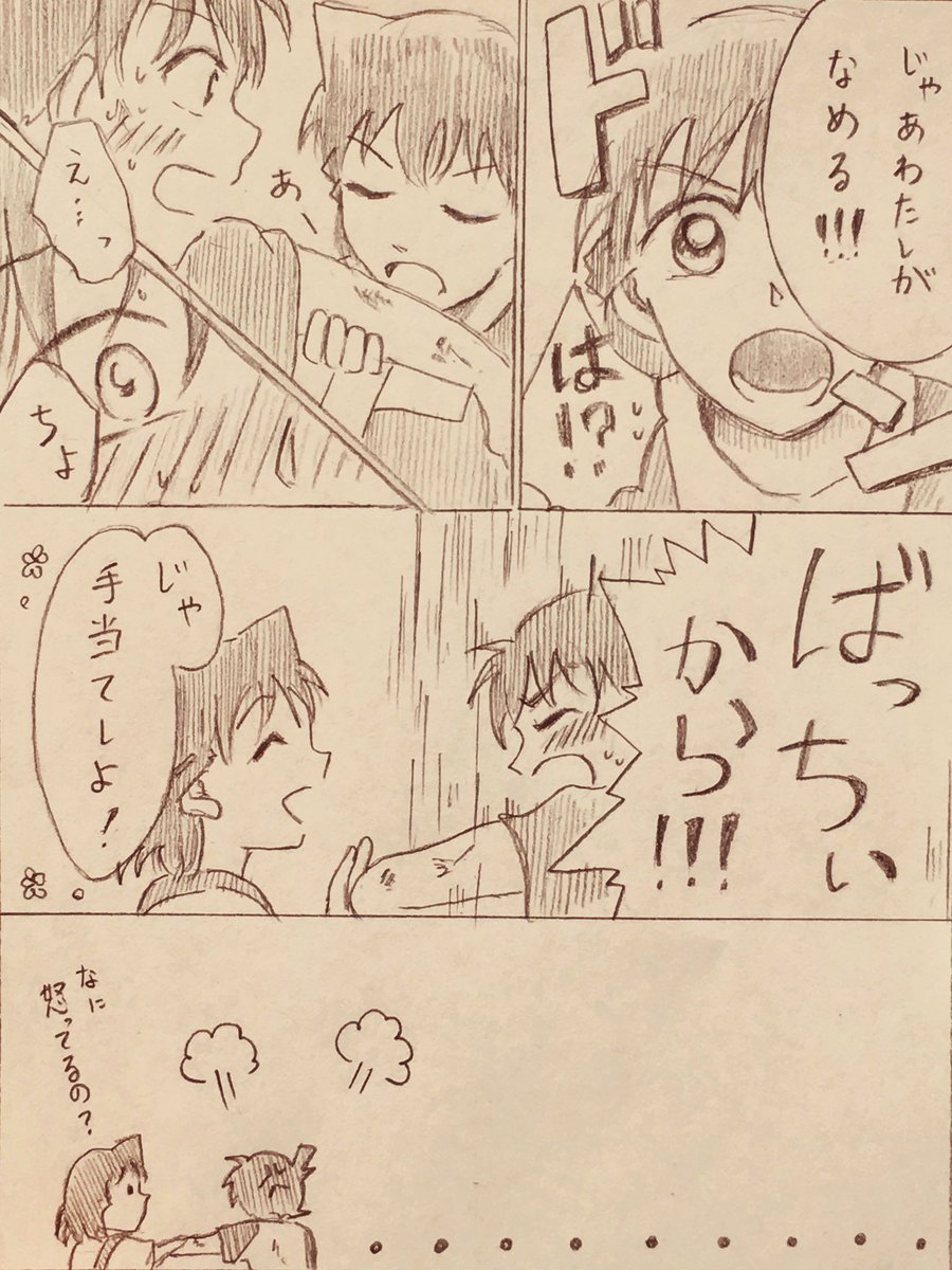 工藤の日おめでとうヤッター!👏
全然関係ないけどチビ新蘭漫画です。
ぼかぁ きみに 一生 敵わない 
