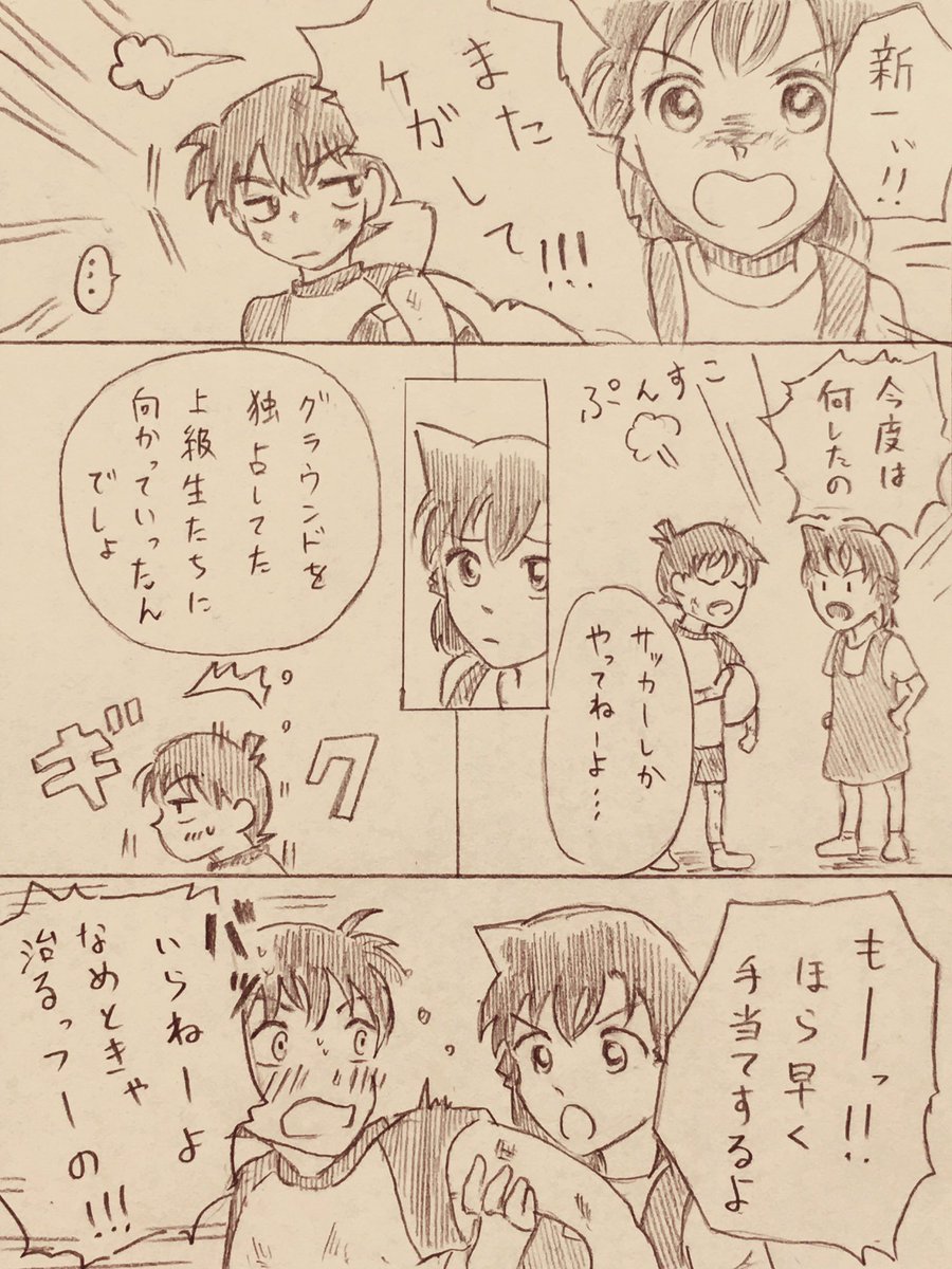 工藤の日おめでとうヤッター!👏
全然関係ないけどチビ新蘭漫画です。
ぼかぁ きみに 一生 敵わない 