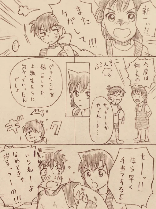 工藤の日おめでとうヤッター!👏
全然関係ないけどチビ新蘭漫画です。
ぼかぁ きみに 一生 敵わない 