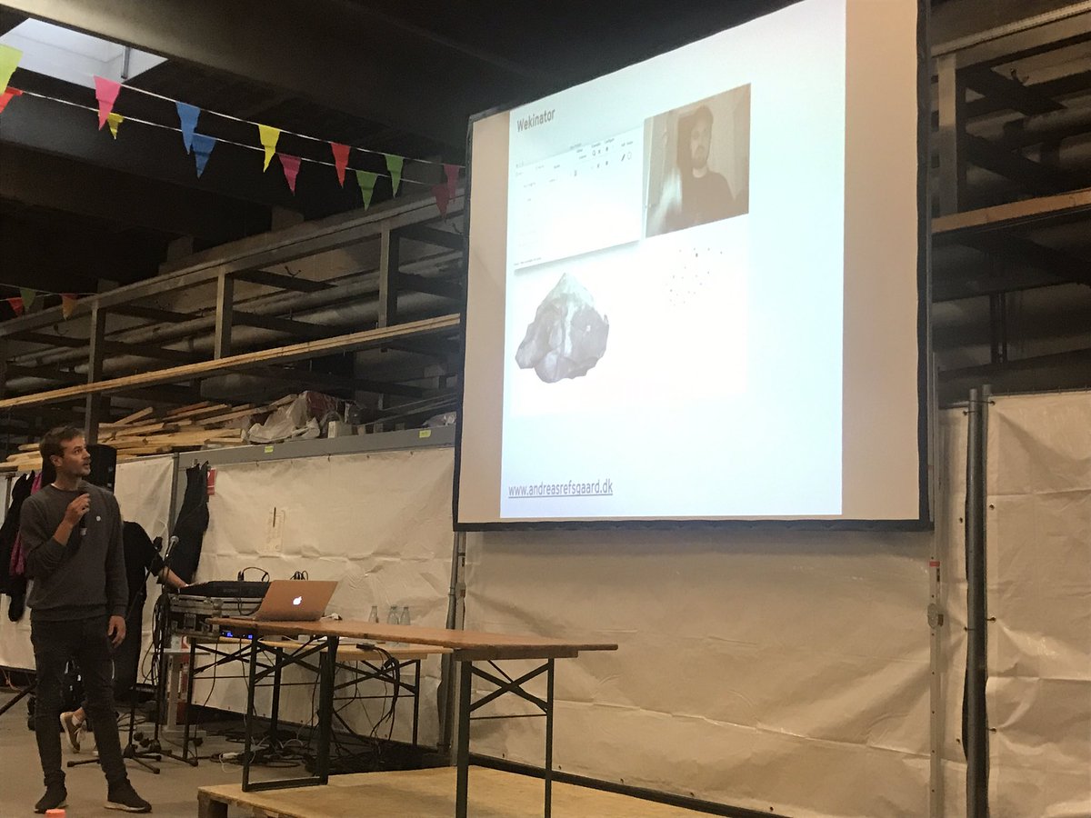 EricvdHelm's tweet photo. Final talk today at #cphmaker by @BjoernKarmann talking about the Objectifier https://t.co/f1itkk5h3E #Techfestival #cphftw https://t.co/sroaygIy0X