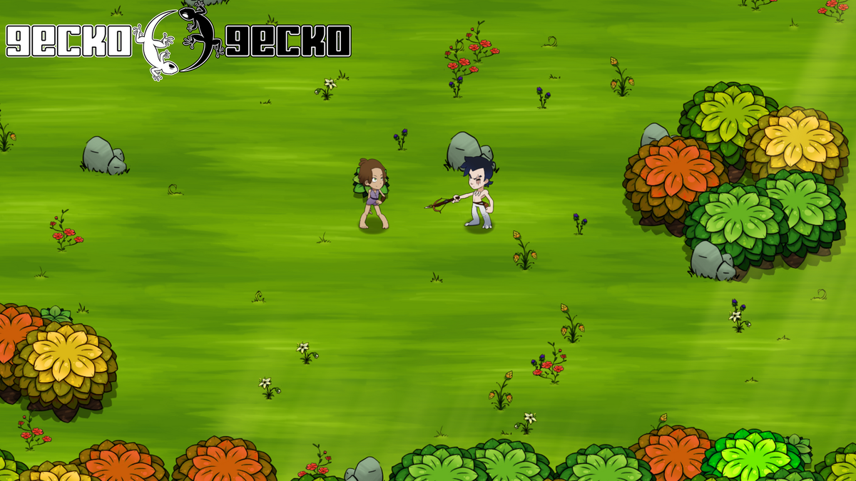 GeckoGeckoGames's tweet photo. Cross meets Lila!

#screenshotsaturday #GameDev https://t.co/A1ATC86X2L