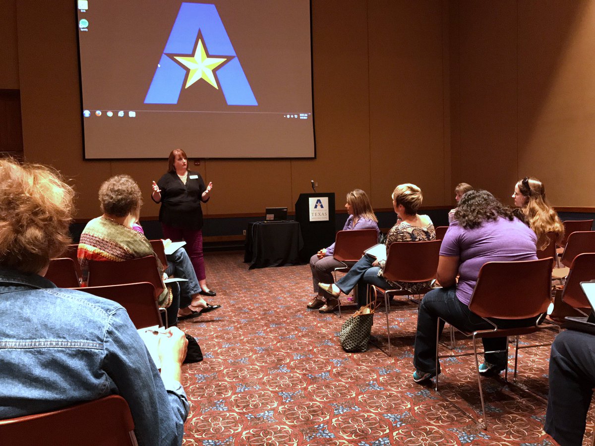 UTAeducation's tweet photo. Dr. Doughty facilitating session on special education &amp; differentiated learning at EdCamp Arlington TX #edcamparlingtontx #utacoed #teachUTA https://t.co/5Rk57ZjViO