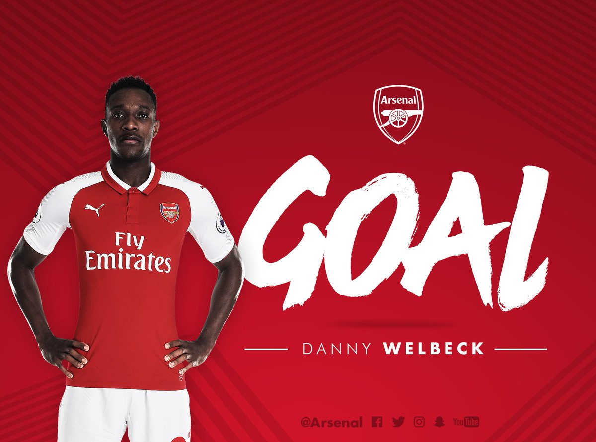Arsenal's tweet photo. WHAT A FINISH, WELBZ!

#AFCvAFCB ��� 3-0 🔵 (50) https://t.co/UzO2cle09y