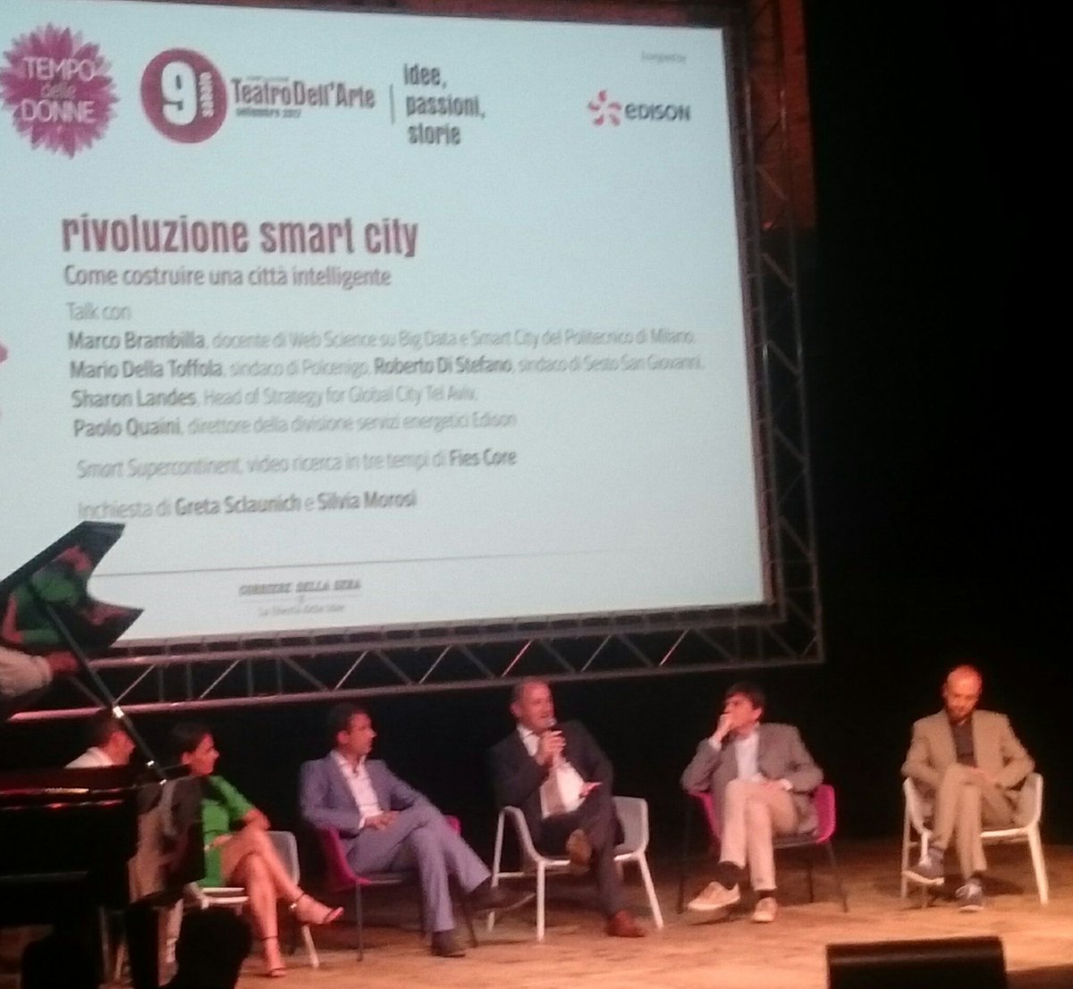 Rivoluzione #SmartCity: la sfida #bigdata science @LaTriennale #Edison