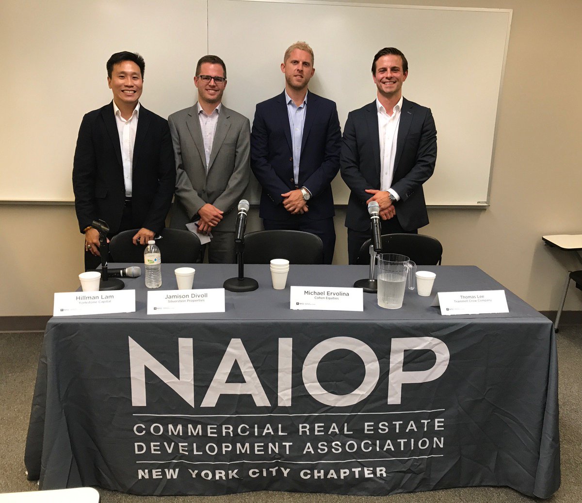 hillman_lam's tweet photo. NAIOP Panel at NYU 9/6/2017 #naiop #naiopnyu #nyu #nyuschack https://t.co/EjcnZZ2Z2s