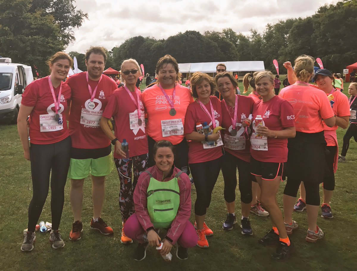 rcsi_ssc's tweet photo. @RCSI_Irl great to have the rcsi staff running for breast cancer Ireland today @shanebyrneoffic thanks for the photo #PinkRun17 #rcsi #BCI https://t.co/RUhIAwxFqA