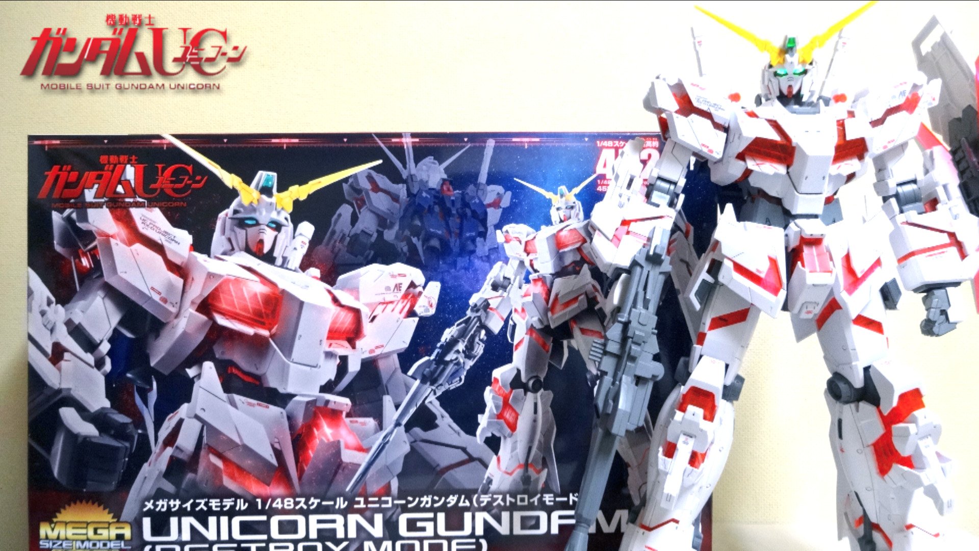 Gundam Unicorn DESTROY MODE - MEGA Size 1/48