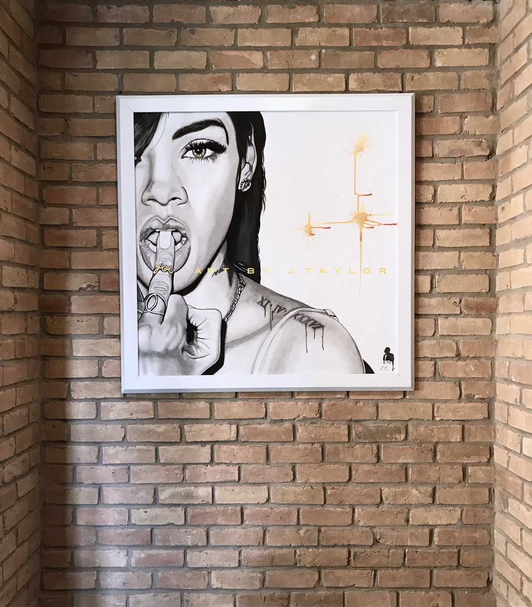 artbyjtaylor's tweet photo. RHIANNA! #Rhianna #BadGalRiri @badgalriri #ArtByJTaylor #AJTStudio #PaintManDrips #DallasArt #LosAngelesArt #InternationalArtist https://t.co/9XgrscKicr