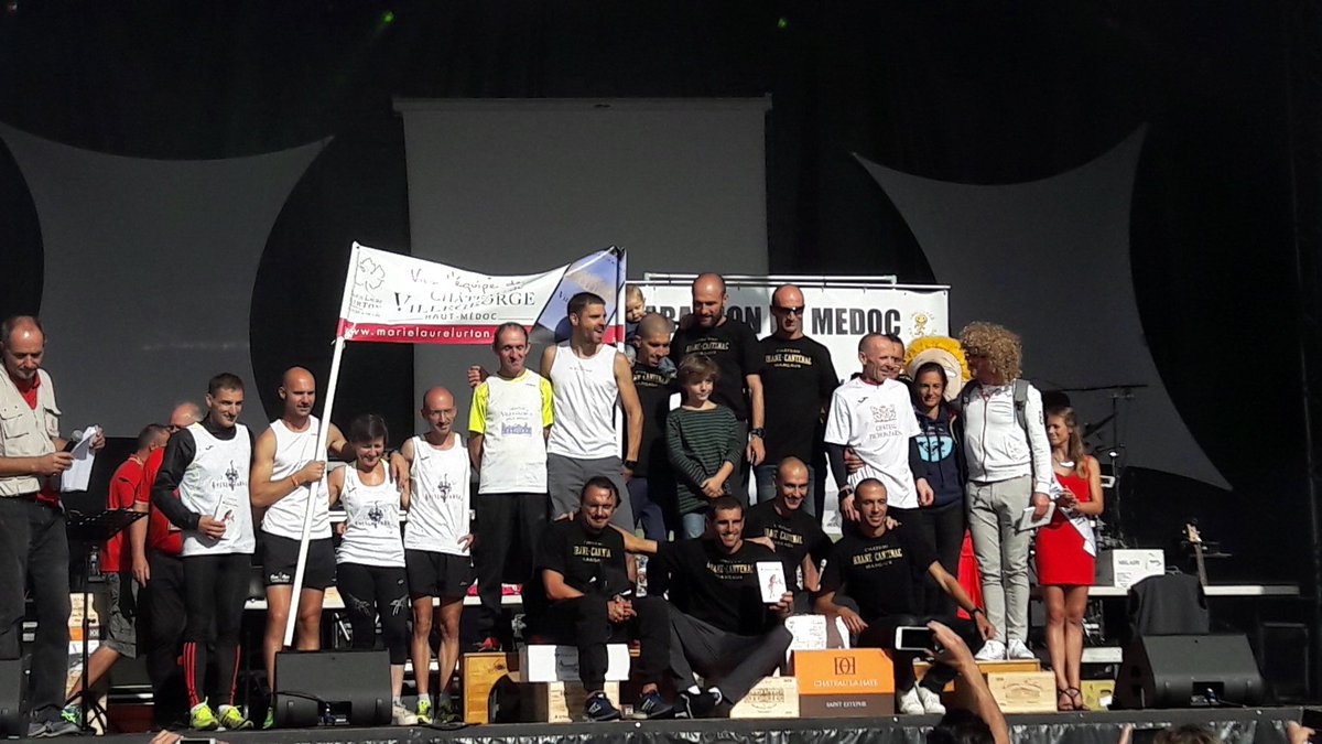 webtvmedoc's tweet photo. Podium du challenge des châteaux #marathondumedoc https://t.co/9l6Yi3t9hm