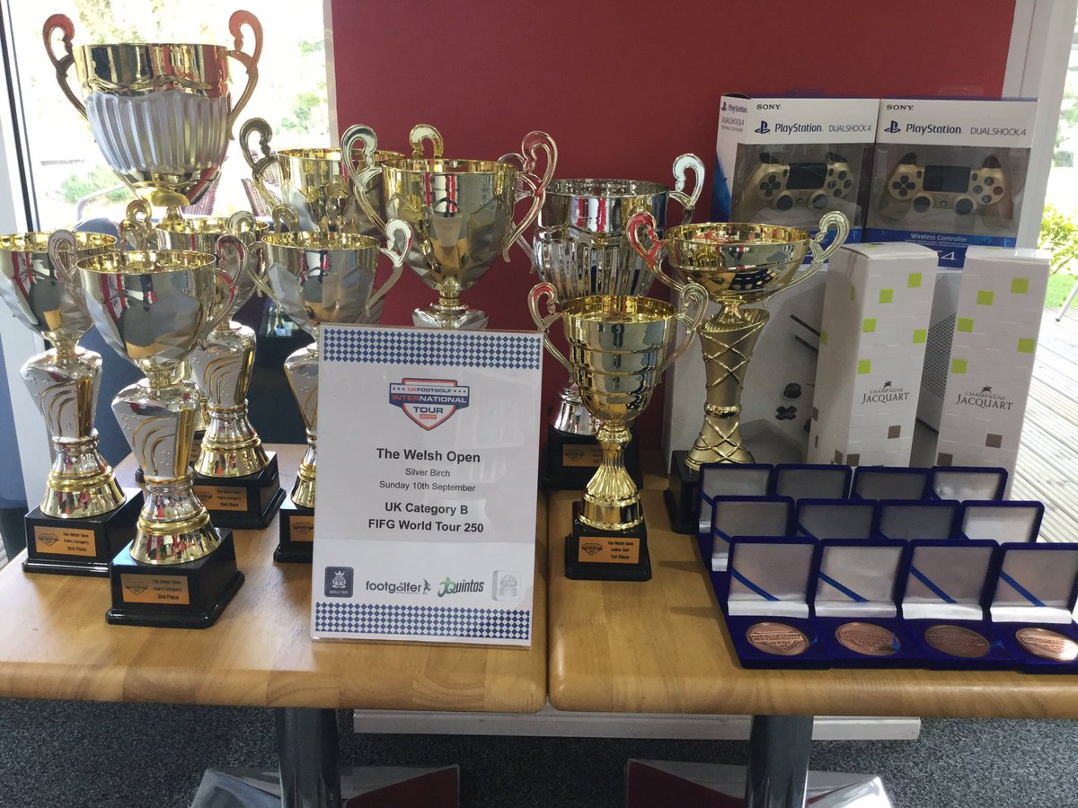 SilverBirchGC's tweet photo. @UKFootgolf set-up @SilverBirchGC ready for #WelshOpen2017 tomorrow. @pothepro @MMFootgolf @NWTBiz @footgolffinder @storwswen @DcFootgolf https://t.co/zDIVT2VBMe